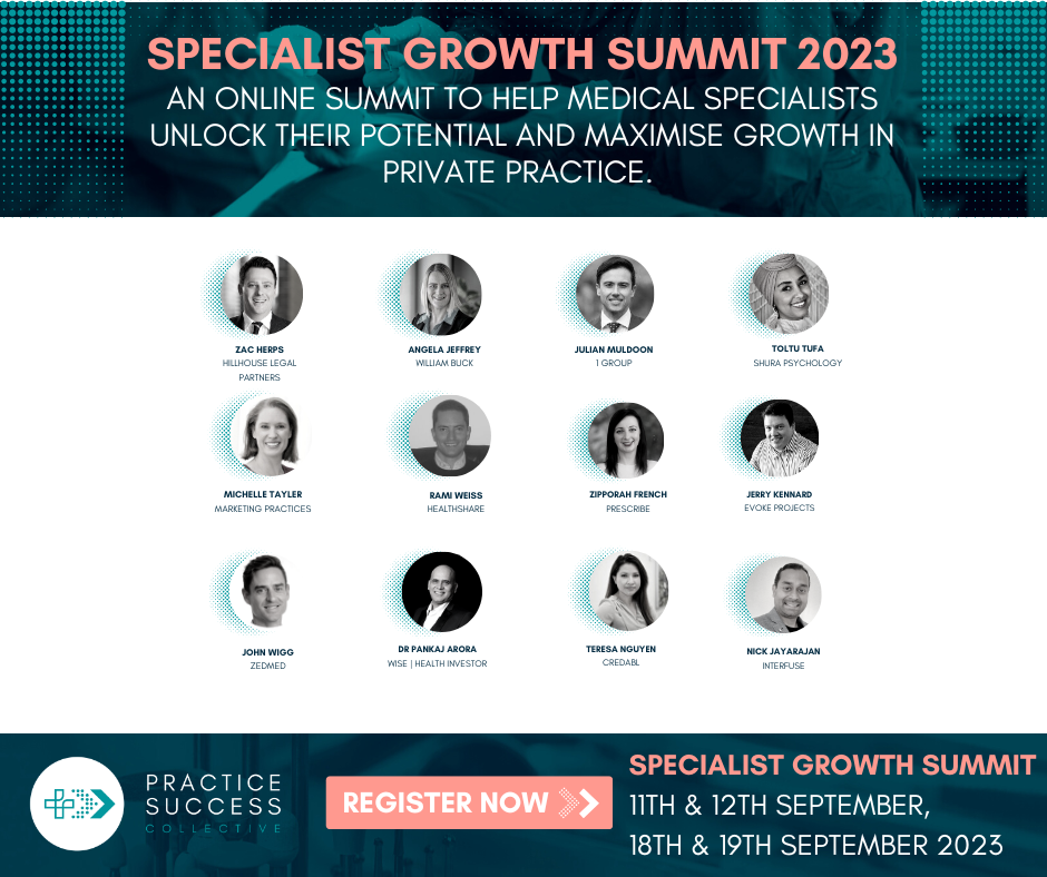 Specialist Growth Summit 2023 Zedmed